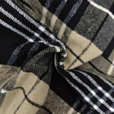 New-Border European American Women's Fashion Black and White Plaid Woolen Large Pocket Long Skirt Ha