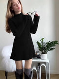 Elegant short knit dress
